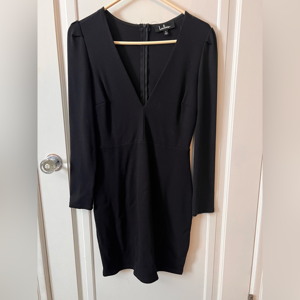 Lulus black body con dress, size small